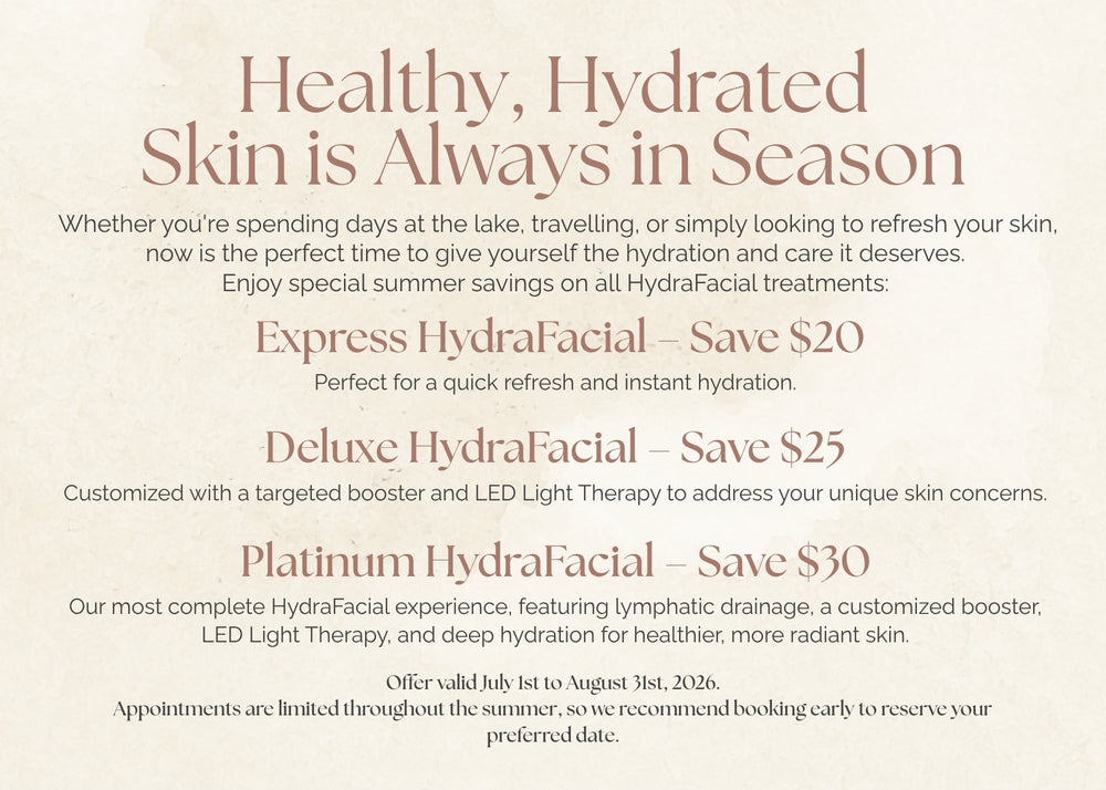 Summer HydraFacial Savings - July & August