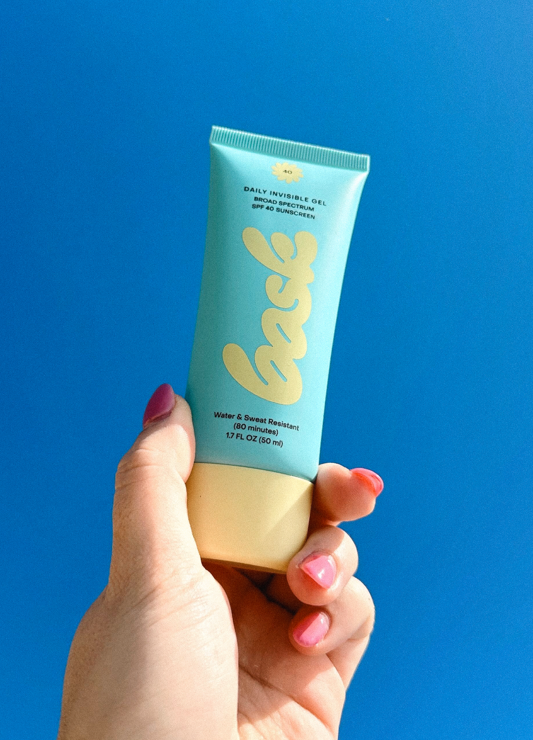 Bask SPF 40 Daily Invisible Gel Face Sunscreen: Individual / 1.7 oz (50mL)