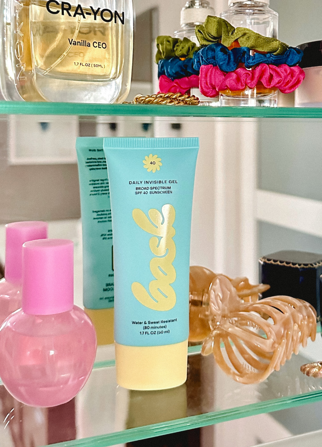 Bask SPF 40 Daily Invisible Gel Face Sunscreen: Individual / 1.7 oz (50mL)